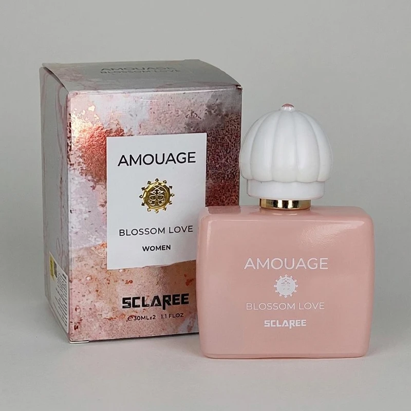 عطر جیبی زنانه اسکلاره مدل Amouage blossom love با رایحه شیرین حجم 30 میلی‌لیتر