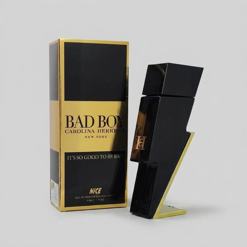 عطر جیبی مردانه نایس پاپت مدل Bad boy حجم 30 میلی لیتر